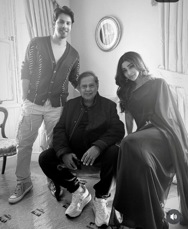 Mouni Roy and Varun Dhawan