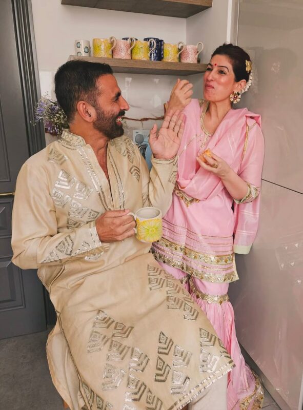Akshay Kumar and Wife Twinkle