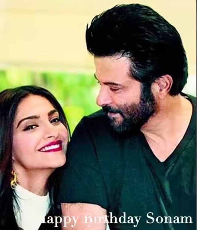 Anil Kapoor and Sonam