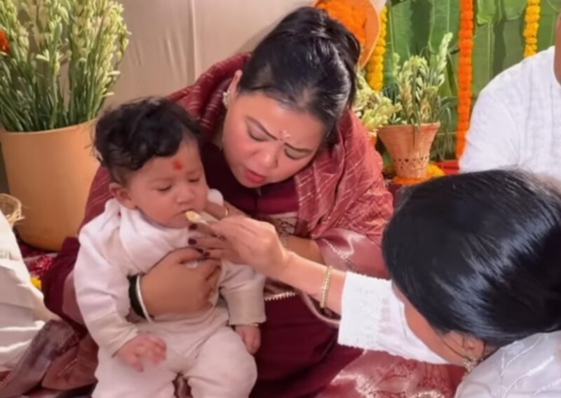 Bharti Singh with son kaju