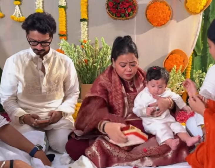 Bharti Singh with son kaju