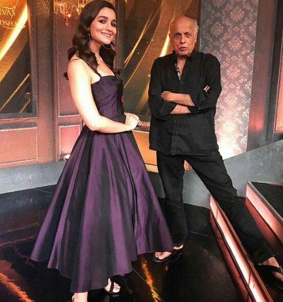 Mahesh Bhatt and Alia Bhatt