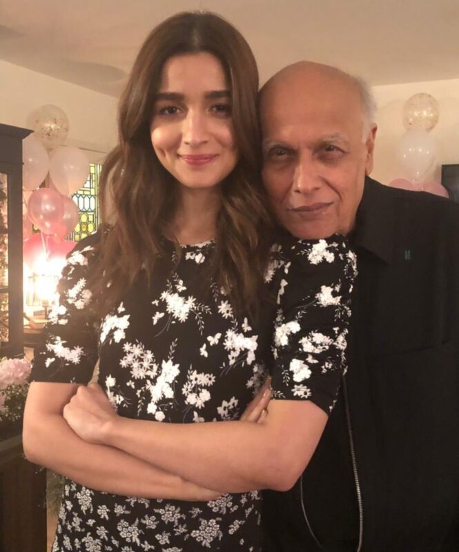 Mahesh Bhatt and Alia Bhatt