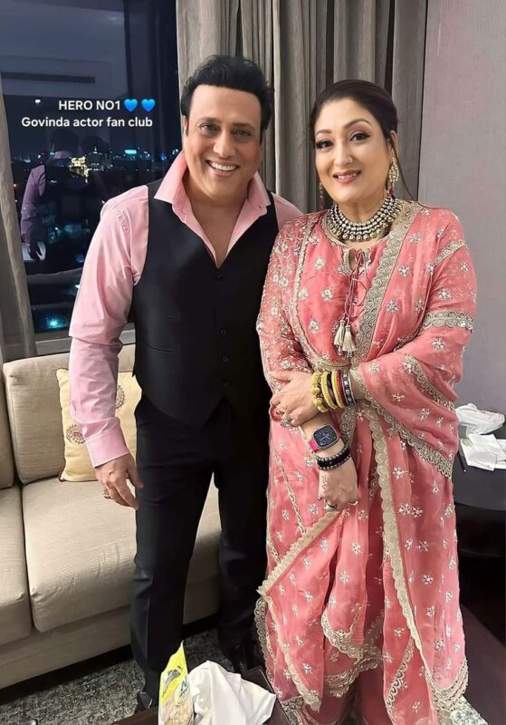 Sunita Ahuja and Govinda