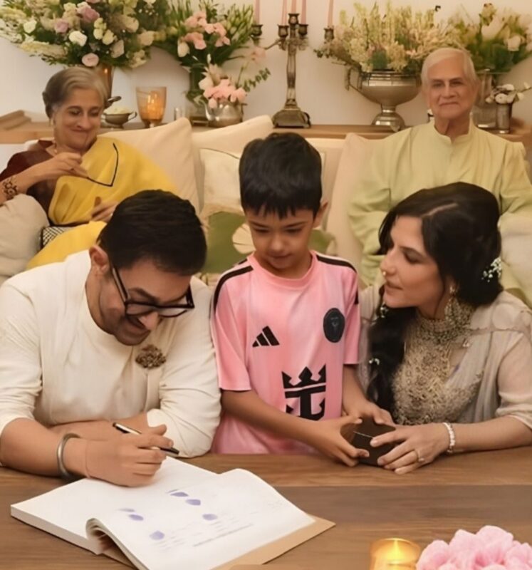 Aamir Khan and Gauri Spratt