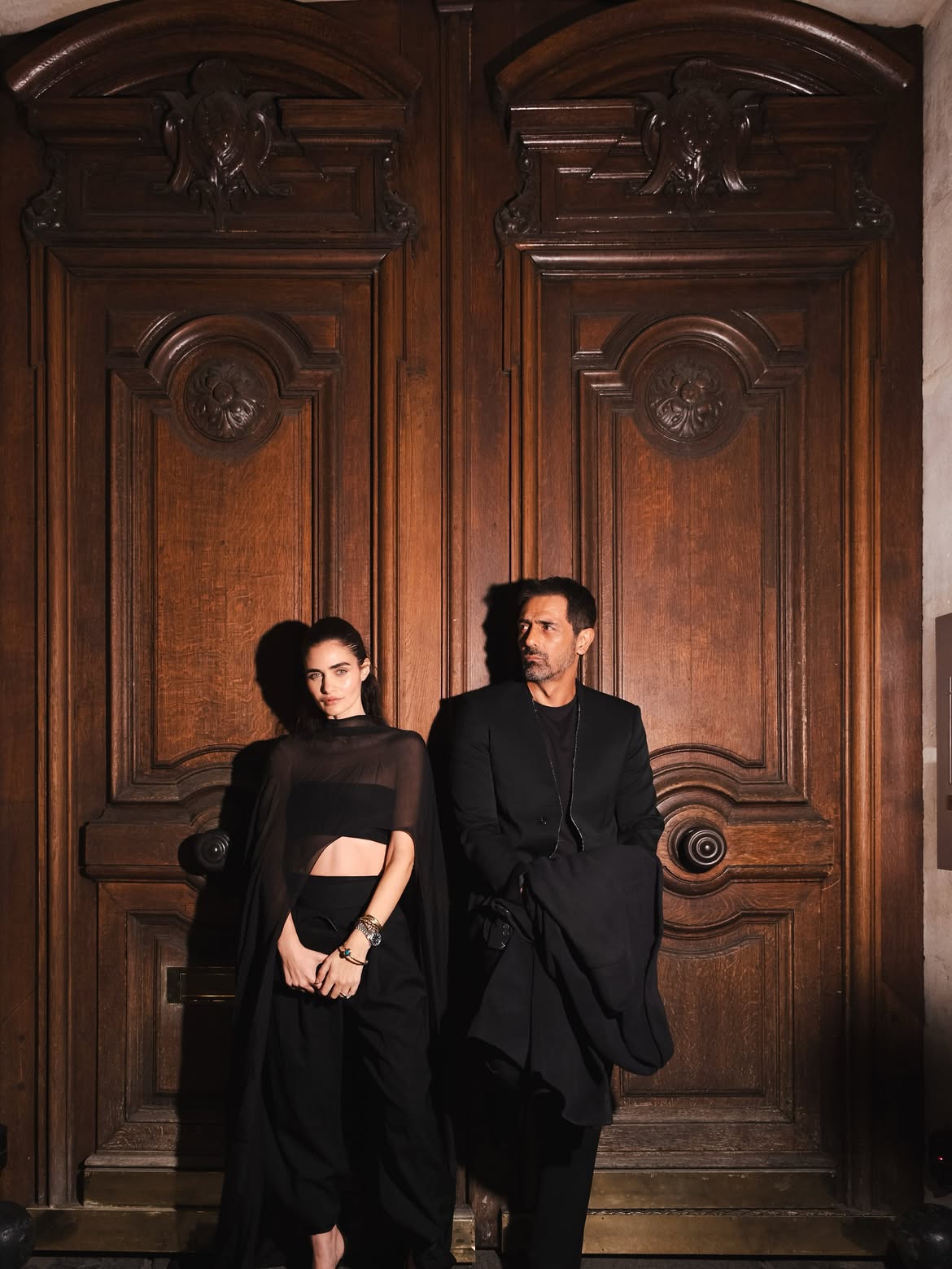 Arjun Rampal and Gabriella Demetriades