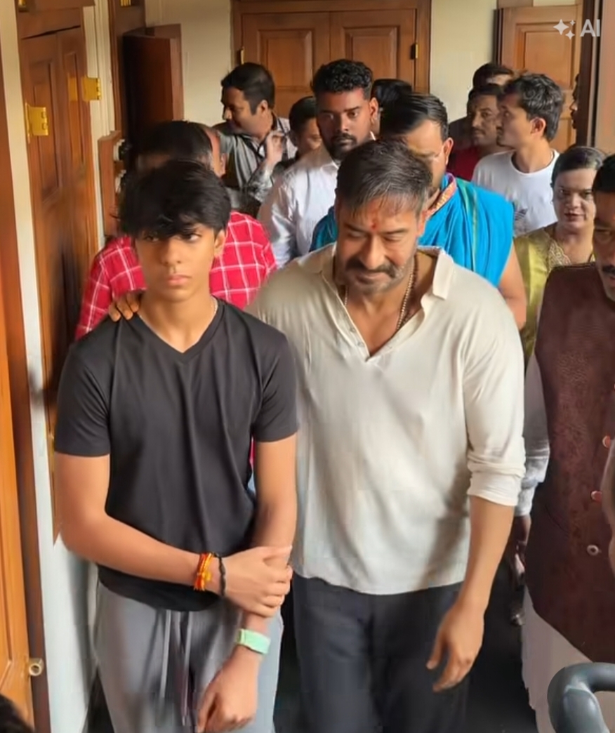 Ajay Devgn with son Yug
