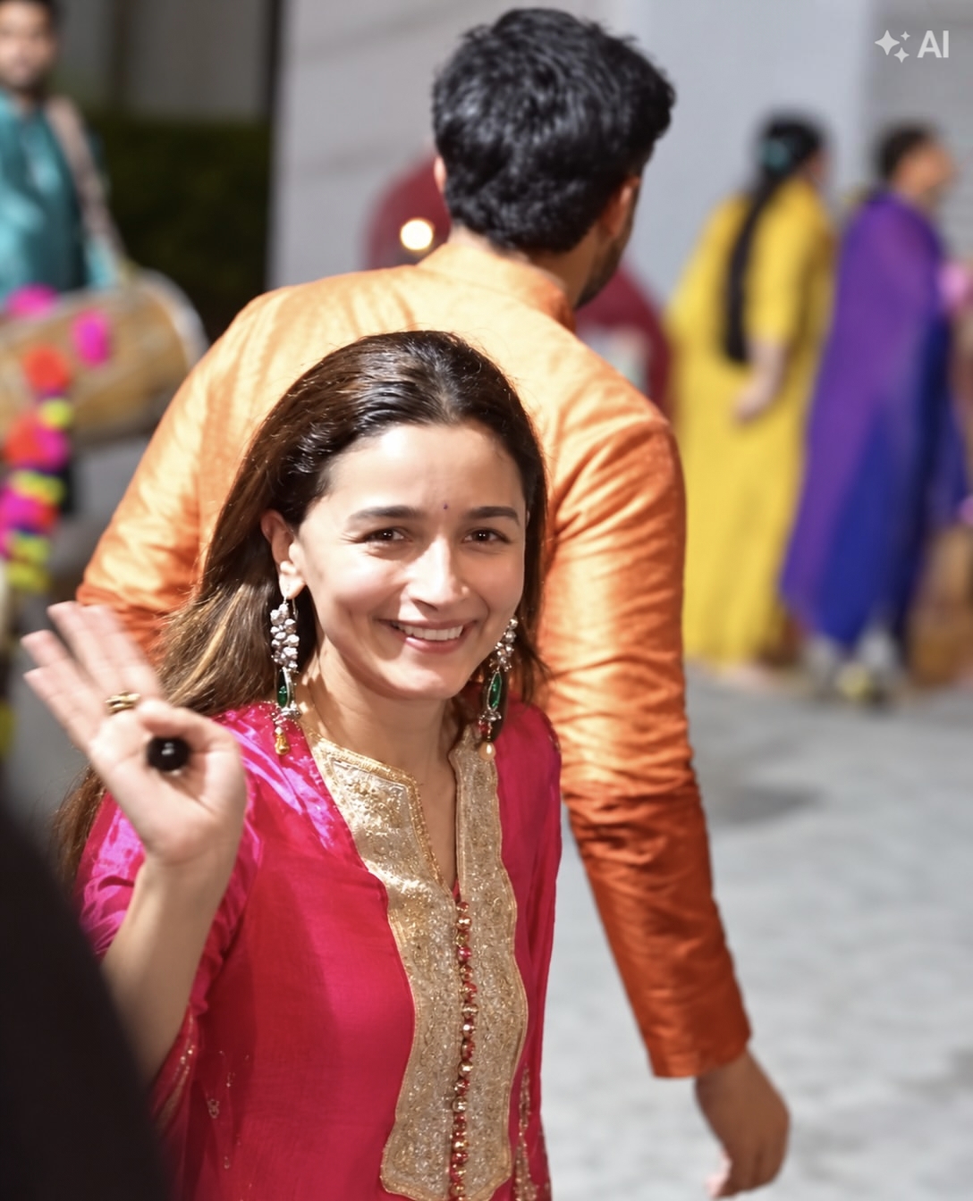 Ranbir Kapoor and Alia Bhatt Ganpati Visarjan