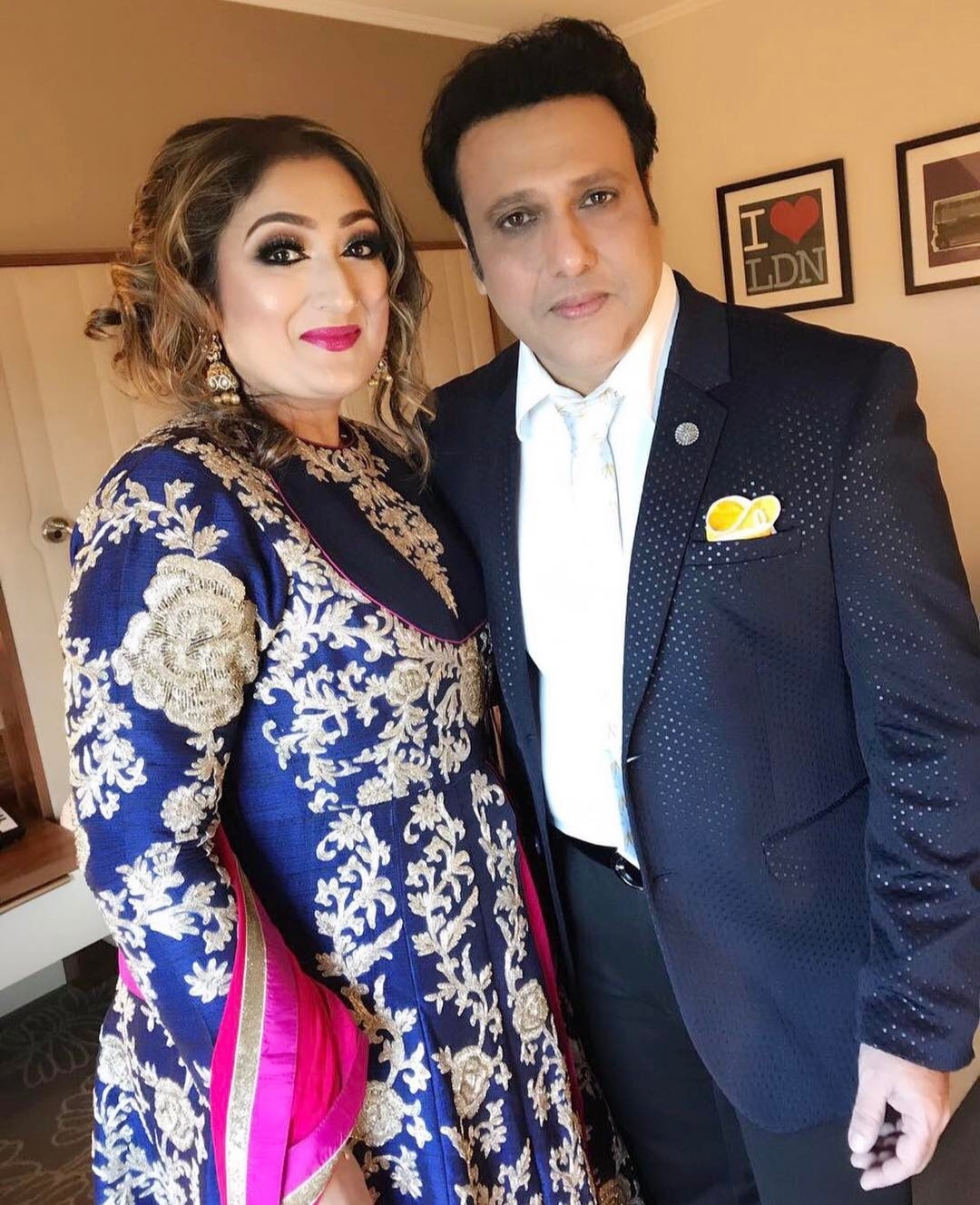 Govinda and Sunita Ahuja