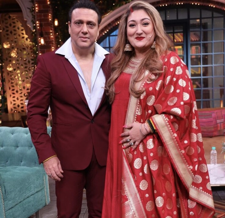 Govinda with wife Sunita