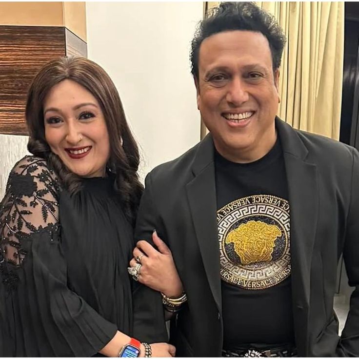 Govinda with wife Sunita